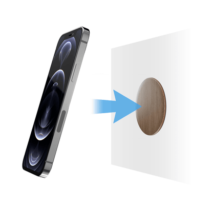 Estuche switcheasy magsafe magpoka magnetic wall mount / wood