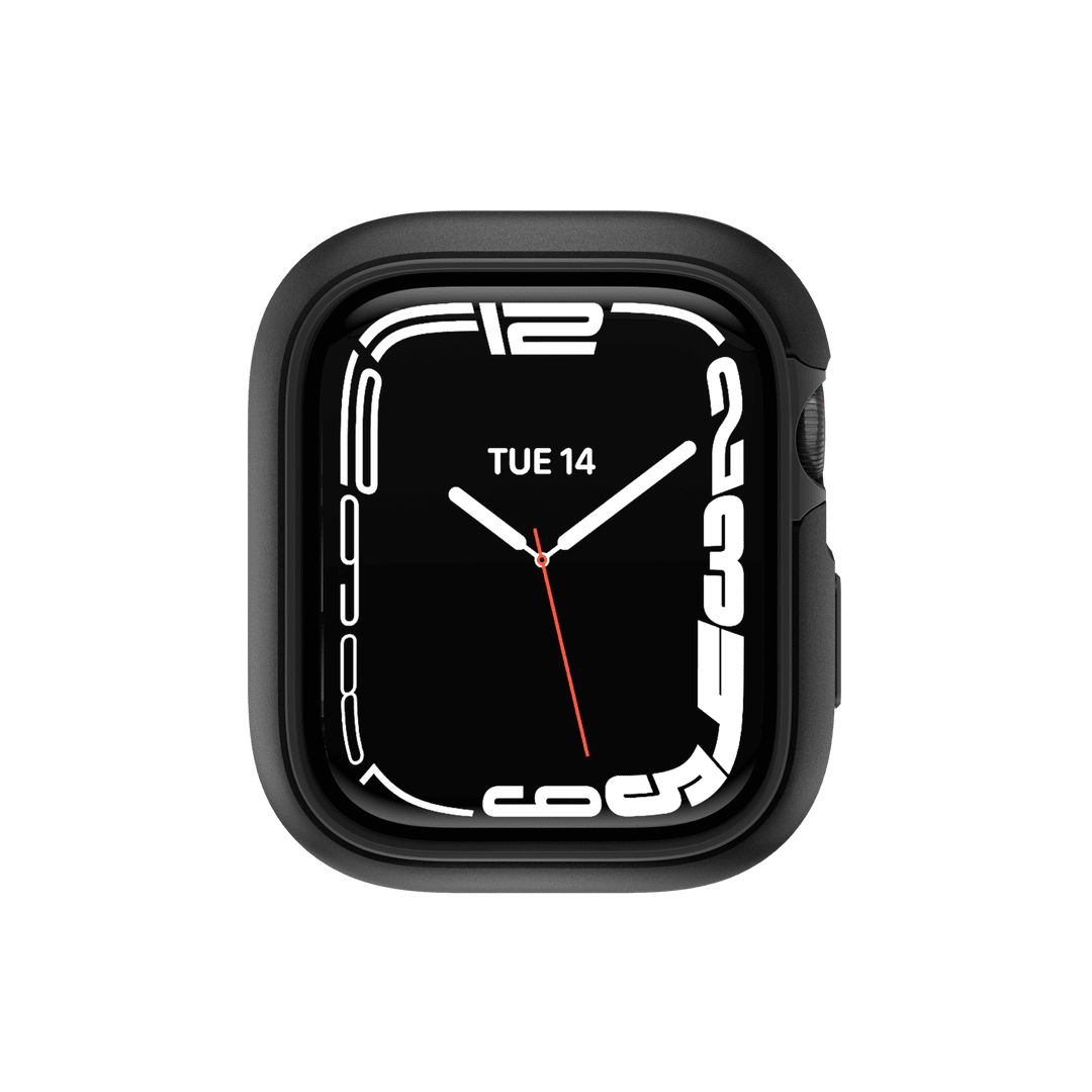 estuche clasico switcheasy odyssey aluminum apple 40 / 41 mm color negro