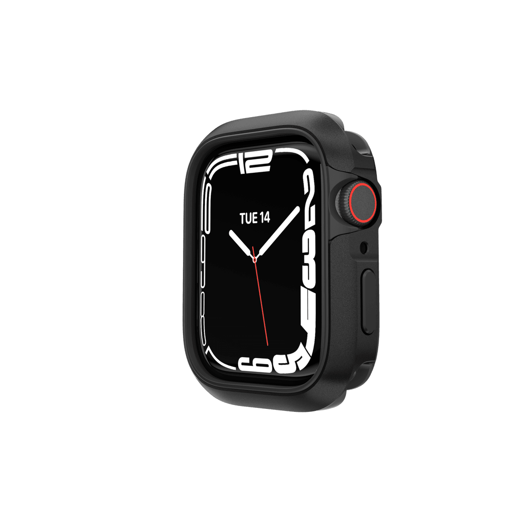 estuches clasico switcheasy odyssey aluminum apple 40 / 41 mm color negro