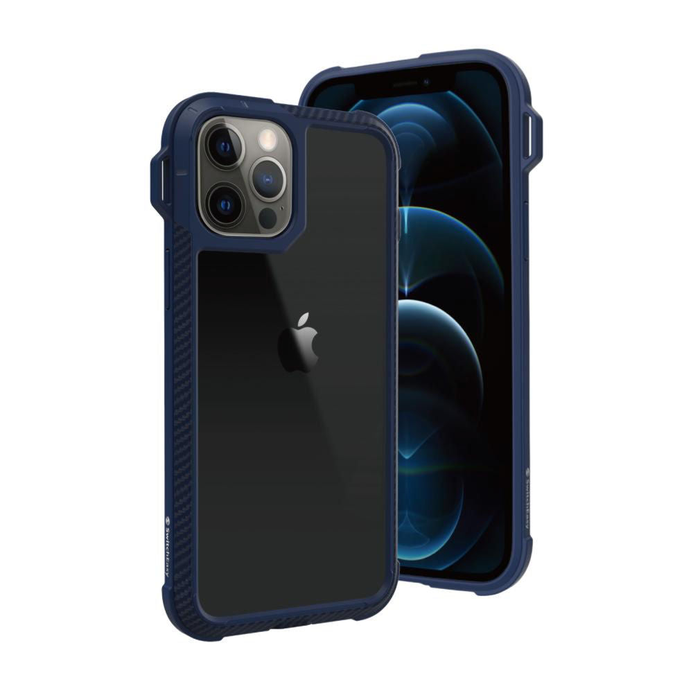 estuches clasico switcheasy explorer protective apple iphone 12 ,  iphone 12 pro color azul marino