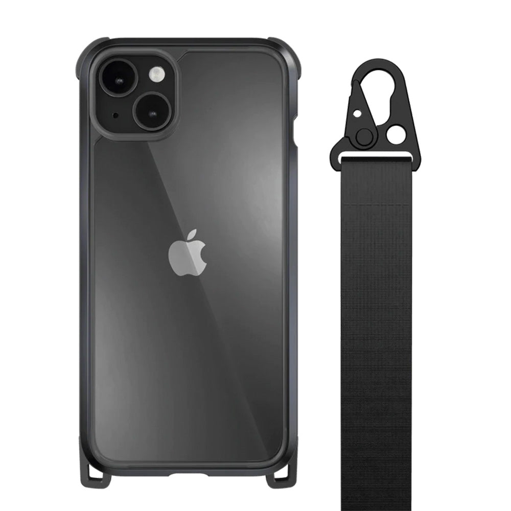 Estuche straps switcheasy odyssey rugged utility protective case with strap apple iphone 14 plus color negro