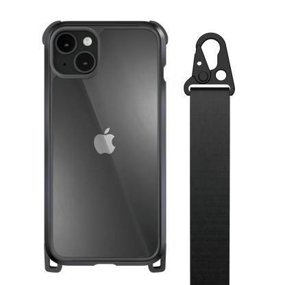 Estuche straps switcheasy odyssey rugged utility protective case with strap apple iphone 14 plus color negro