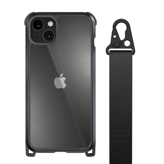 case straps switcheasy odyssey rugged utility protective case with strap apple iphone 14 plus color black