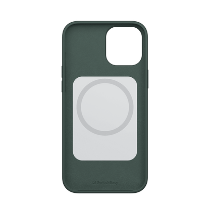 Estuche magsafe switcheasy magsafe magskin magnetic silicone case / made for certified pine green color verde