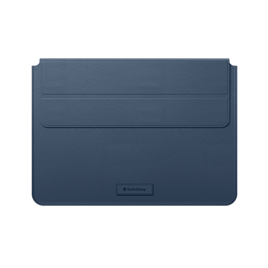 Estuche clasico switcheasy stand easy leather macbook sleeve apple macbook pro 15 ,  macbookpro 16 color azul oscuro