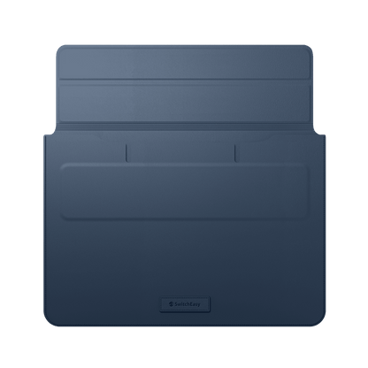 Estuche clasico switcheasy stand easy leather macbook sleeve apple macbook pro 15 ,  macbookpro 16 color azul oscuro