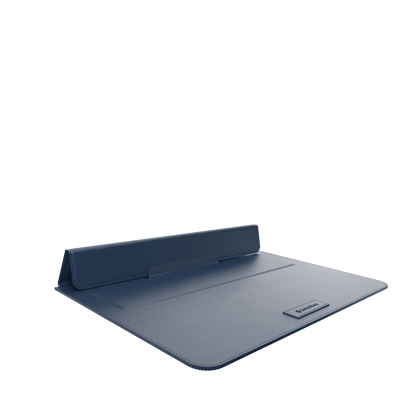 Estuche clasico switcheasy stand easy leather macbook sleeve apple macbook pro 15 ,  macbookpro 16 color azul oscuro