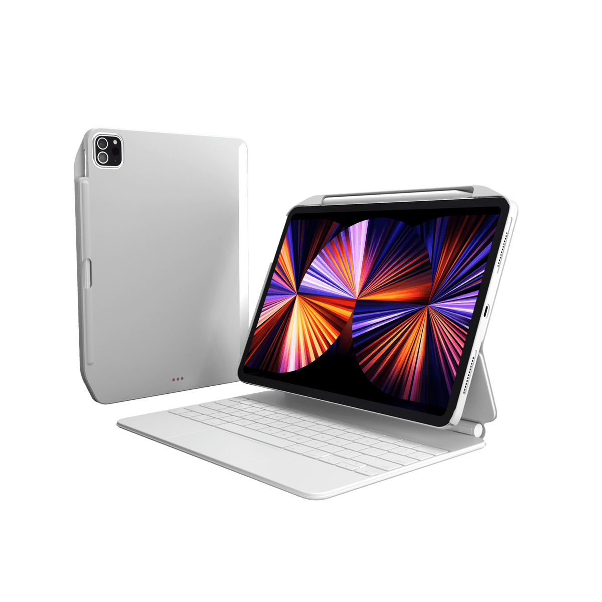 Estuches Clasico Switcheasy Cover Buddy Protective For 2021 Ipad Pro 12.9 Apple Ipad Pro Color Blanco