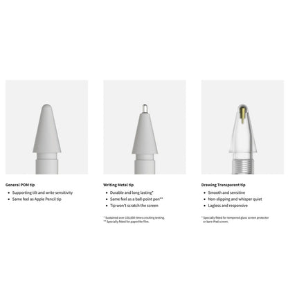 Accesorio switcheasy apple pencil 4 puntaproposito general color blanco