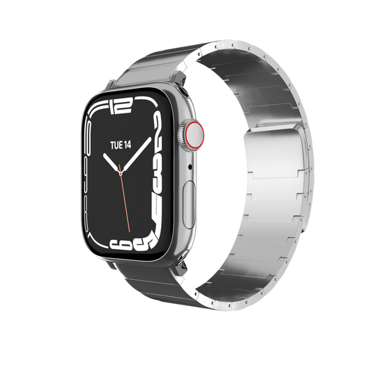 Accesorio switcheasy pulsera maestro stainless steel magnetico apple watch 38 / 40 / 41 mm plateado