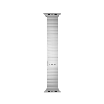 Accesorio switcheasy pulsera maestro stainless steel magnetico apple watch 38 / 40 / 41 mm plateado