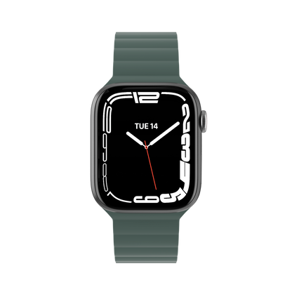 Accesorio mageasy pulsera silicone magnetic apple watch 38 / 40 / 41 mm verde pino