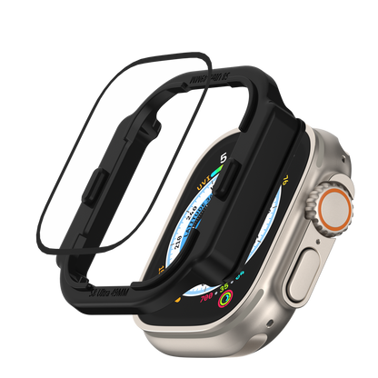 Switcheasy Smart Watch Shield 3D Hybrid Glass Screen Protector 49 Mm Transparent