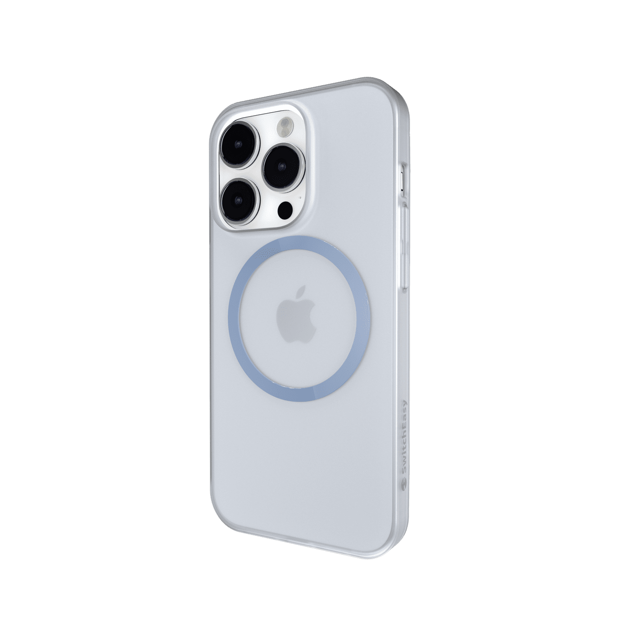 Estuche magsafe switcheasy slim gravity magsafe ultra magnetic apple iphone 14 pro color azul / transparente