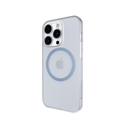 Estuche magsafe switcheasy slim gravity magsafe ultra magnetic apple iphone 14 pro color azul / transparente