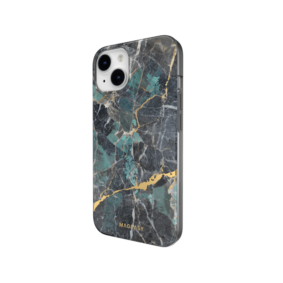 switcheasy marble apple iphone 14 classic case blue color