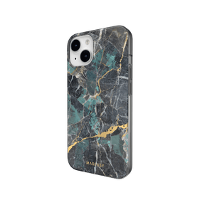 estuches clasico switcheasy marble  apple iphone 14 color azul