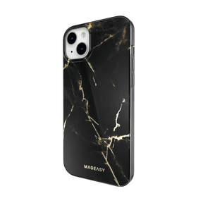 Estuches Clasico Switcheasy Marble Apple Iphone 14 Plus Color Negro