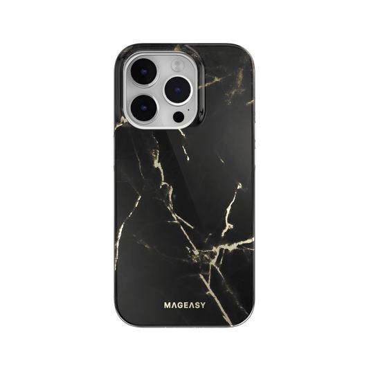 Classic Switcheasy Marble Apple Iphone 14 Pro Cases Black Color