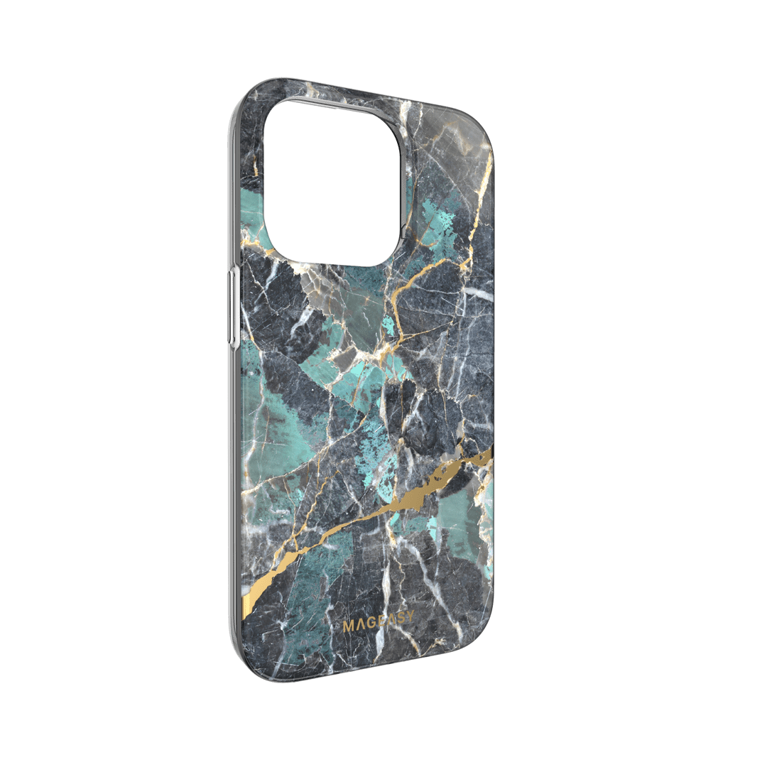 classic switcheasy marble apple iphone 14 pro cases blue color