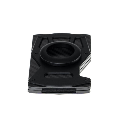 Accesorio el rey wallet clip y airtag 10 a 15 tarjetas fibra carbon