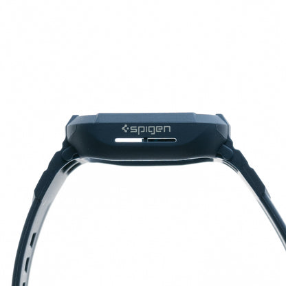 Estuche spigen rugged armor pro (bumper y pulsera) 40 mm 41 mm color azul