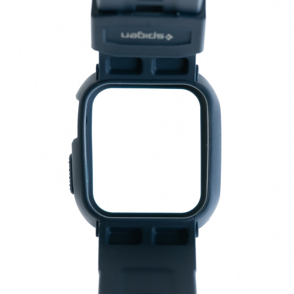 Estuche Spigen Rugged Armor Pro (Bumper Y Pulsera) 40 Mm 41 Mm Color Azul