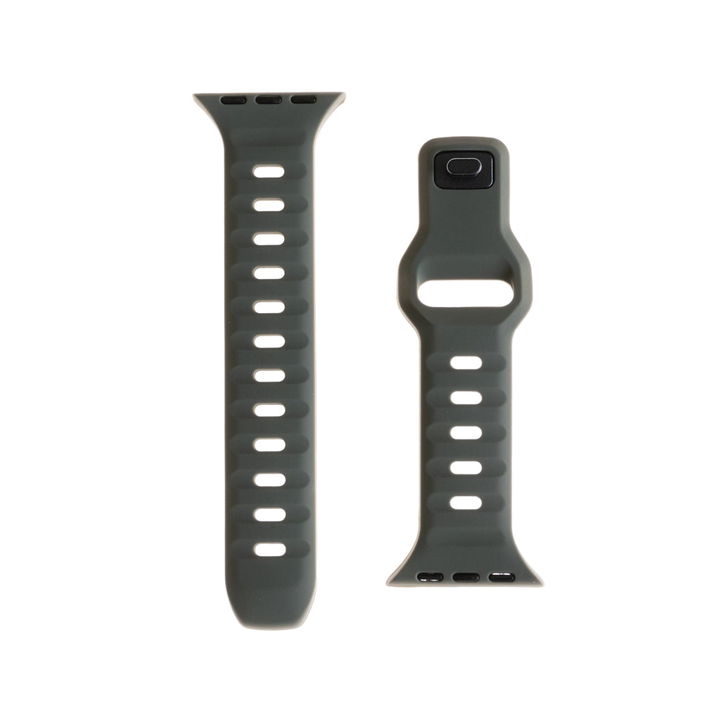 Estuche Spigen Pulsera Sport Strap 38 Mm 40 Mm 41 Mm Color Verde Ceniza