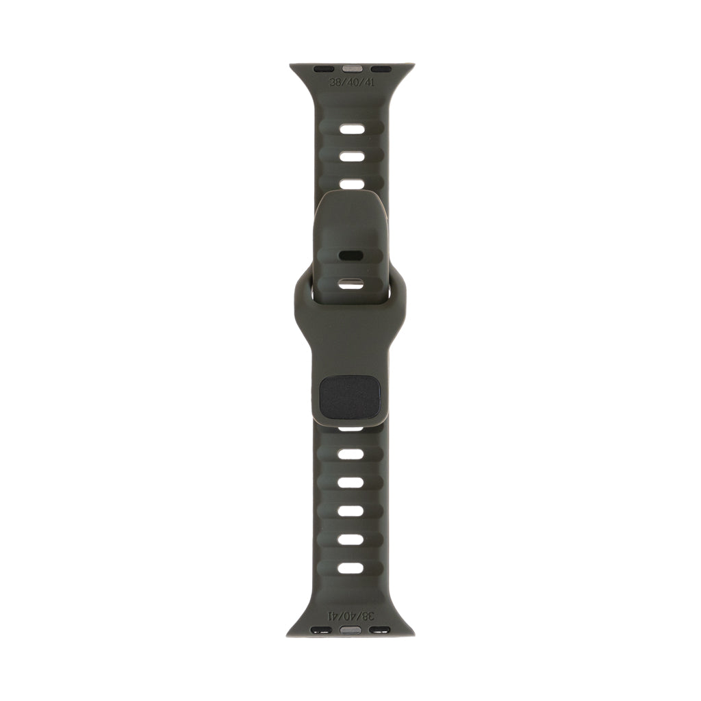 Estuche spigen pulsera sport strap 38 mm 40 mm 41 mm color verde ceniza