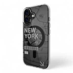 Estuche switcheasy skin iphone 16 plus urban m 3d patterned shockproof case color transparente/negro