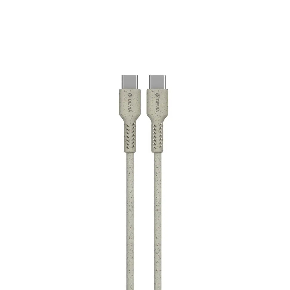 Cable devia micro usb environment-friendly plant straw cable set ( 30 pcs ) color blanco DIGITALSHOP