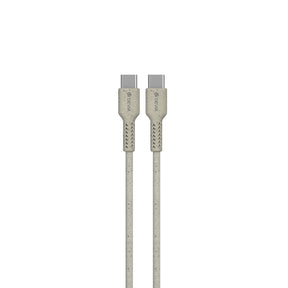 Cable devia micro usb environment-friendly plant straw cable set ( 30 pcs ) color blanco