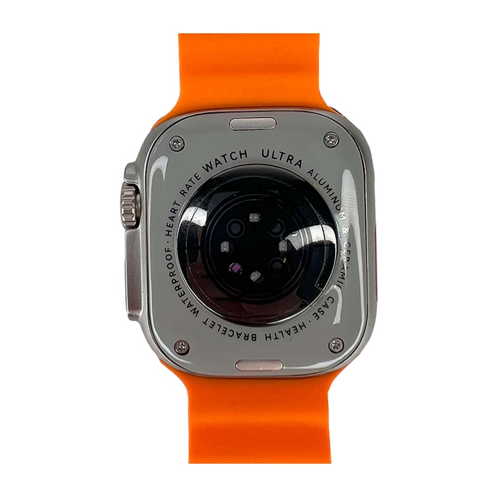 Gadget Generico Smart Watch Ultra 2 V9 Con Pulsera Naranja Color Gris