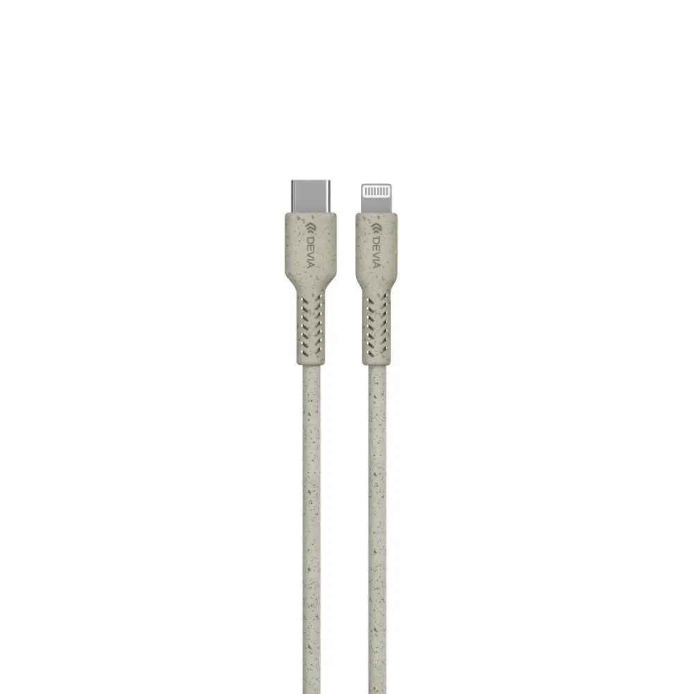 Cable devia micro usb environment-friendly plant straw cable set ( 30 pcs ) color blanco DIGITALSHOP