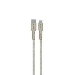 Cable devia micro usb environment-friendly plant straw cable set ( 30 pcs ) color blanco