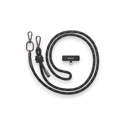 Accesorio switcheasy strap 8.3 mm para cualquier celular ( reflective black ) color negro DIGITALSHOP