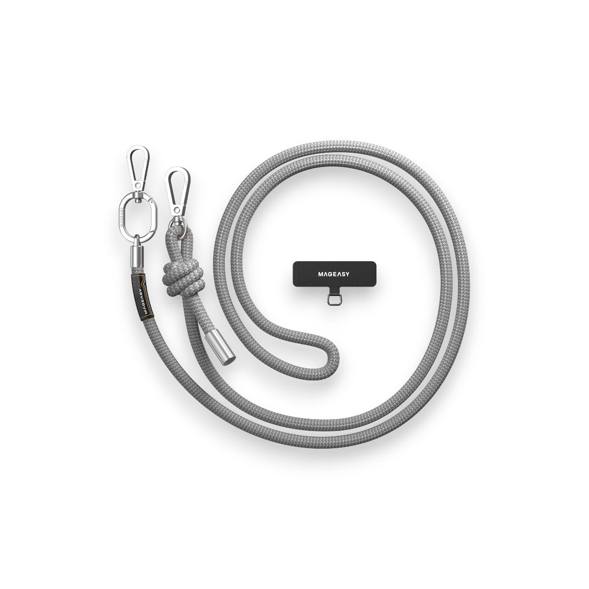 Accesorio switcheasy strap 8.3 mm para cualquier celular color gris