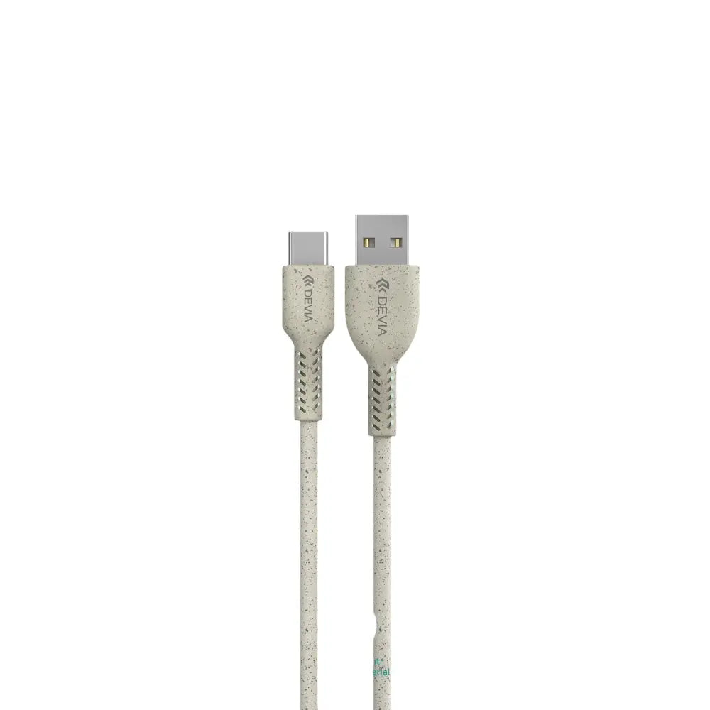 Cable devia micro usb environment-friendly plant straw cable set ( 30 pcs ) color blanco DIGITALSHOP