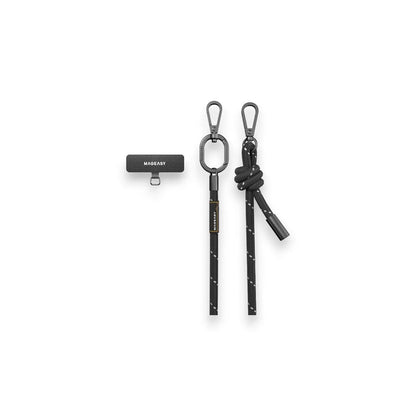 Accesorio switcheasy strap 8.3 mm para cualquier celular ( reflective black ) color negro DIGITALSHOP