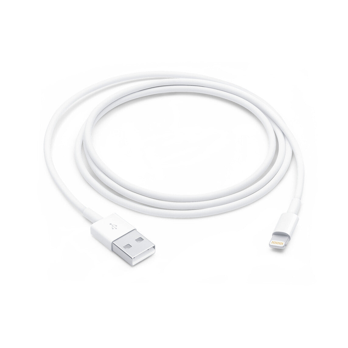 Cable apple lightning original para iphone 5 / 6 / 8 / x / xs / 11 / 12 / 13 color blanco