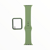 Accesorio el rey pulsera con bumper y protector de pantalla apple watch 38 mm color verde claro