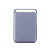 Accesorios apple wallet de cuero com magsafe lila iphone 12