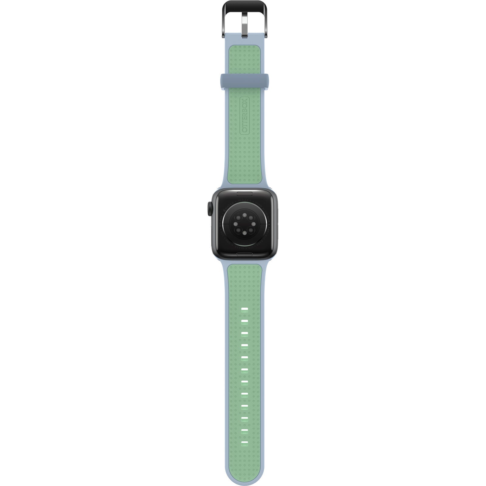 Accesorio otterbox pulsera silicon all day band apple watch 42 / 44 / 45 mm color celeste / verde claro