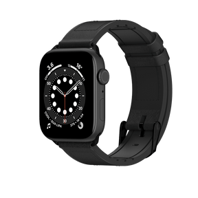 Accesorio switcheasy pulsera hybrid silicon cuero apple watch 38 / 40 / 41 mm color negro