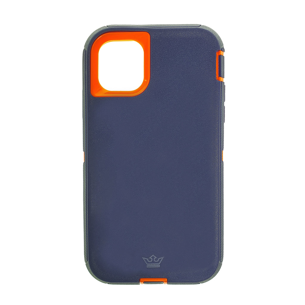 Estuche el rey defender iphone 11 pro max (6.5) color azul / naranja