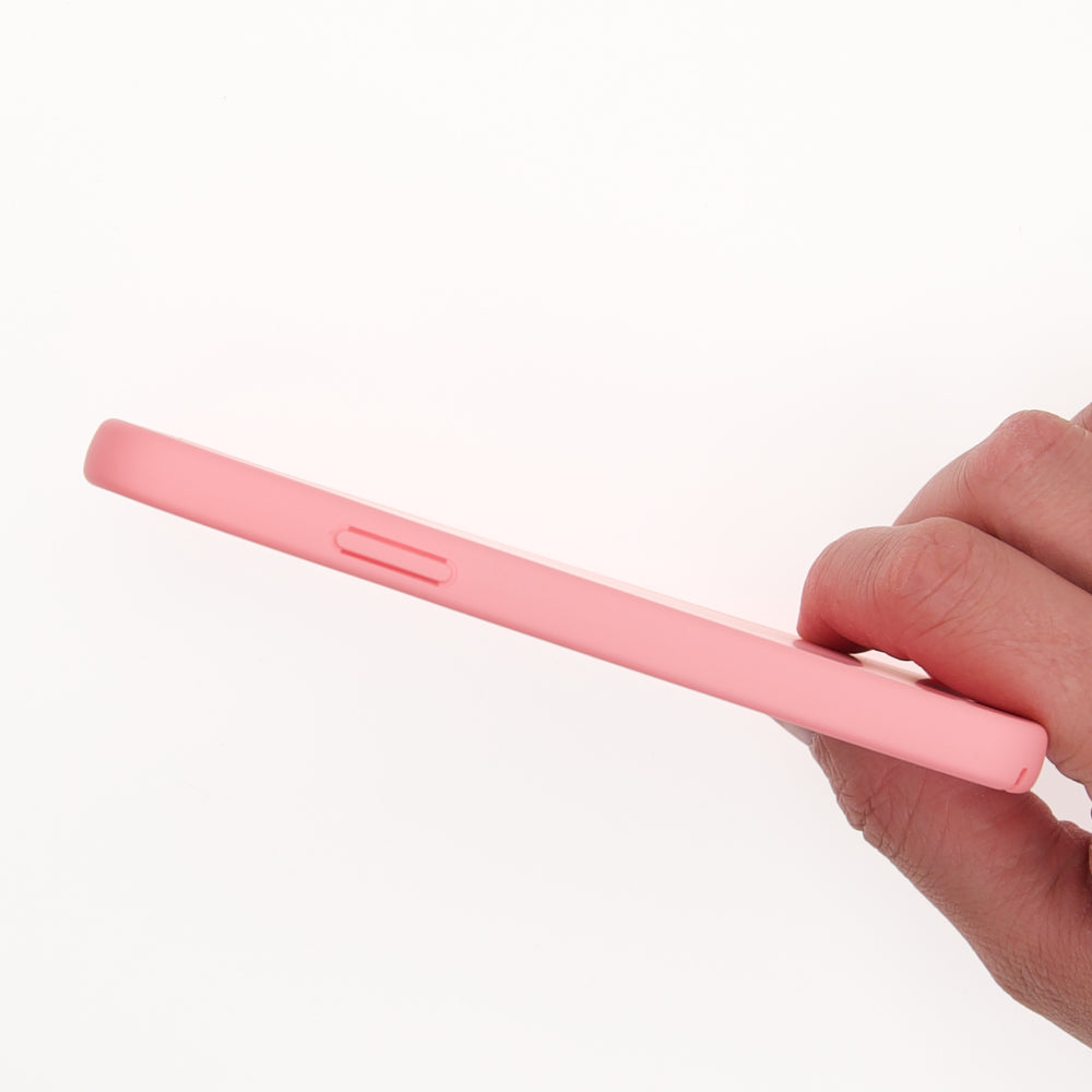 Estuche el rey silicon iphone 12 pro max 6.7 color rosado