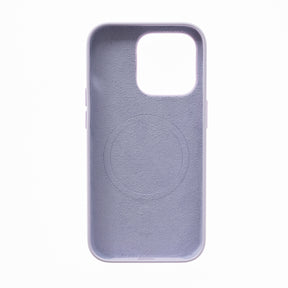 Estuche el rey silicon case magsafe iphone 14 pro max color lila