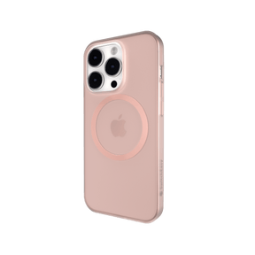Estuche switcheasy slim gravity magsafe ultra magnetic iphone 14 pro max 6.7 transparent pink color transparente / rosado