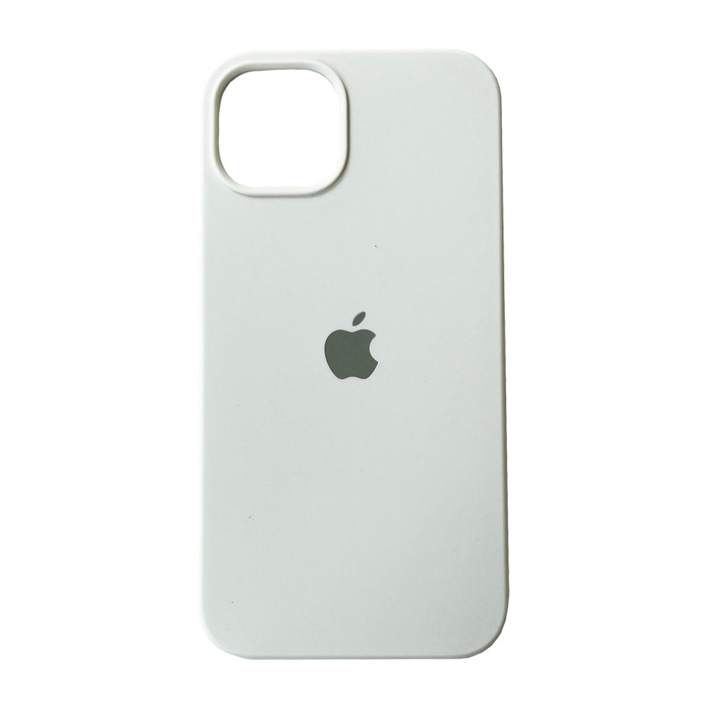 Estuche apple silicon completo iphone 13 color blanco