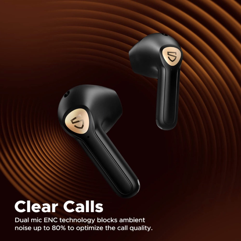 Audifonos soundpeats inalambrico air3 delux con certificacion de audio negro
